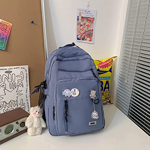 Cute Aesthetic Backpacks, School Backpack Teen Lightweight College Daypack for Teens Girls Women Students