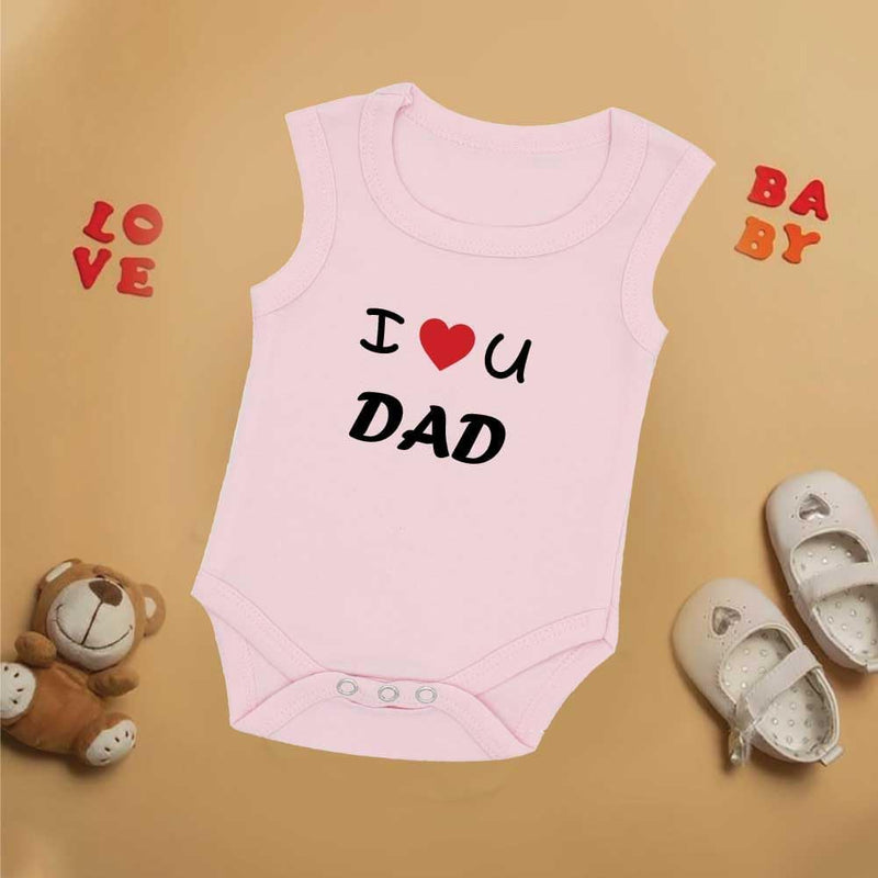 Pack of 2 Baby Romper Mama and Papa Printed Design - Soft Cotton Sleeveless Bodysuits for Newborns, Infants, and Toddlers - Unisex Baby Onesies for Boys and Girls