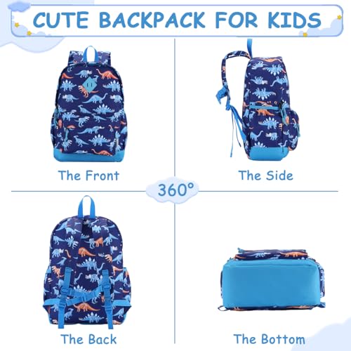 VASCHY Backpacks Kids,Toddler School Bag Lightweight Water Resistant Preschool for Children Boys and Girls with Chest Strap
