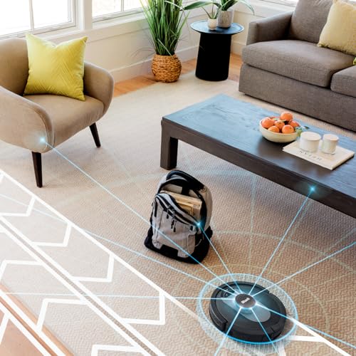 Shark UR2500SR AI Ultra Robot Vacuum Cleaner with Ultra Clean, Home Mapping, 30 Day Capacity, Bagless, Self Empty Bottom, Perfect for Pet Hair, WiFi, Works with Alexa, Black/Silver