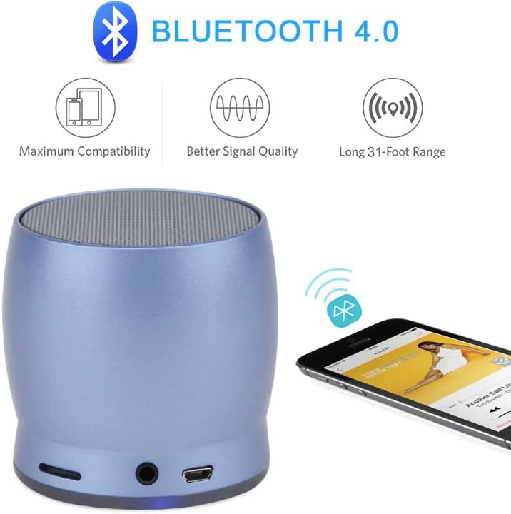 A150 Portable Wireless Bluetooth Speaker, Small Speaker for Phone, Hands-Free Calls, Heavy Bass, Stereo.