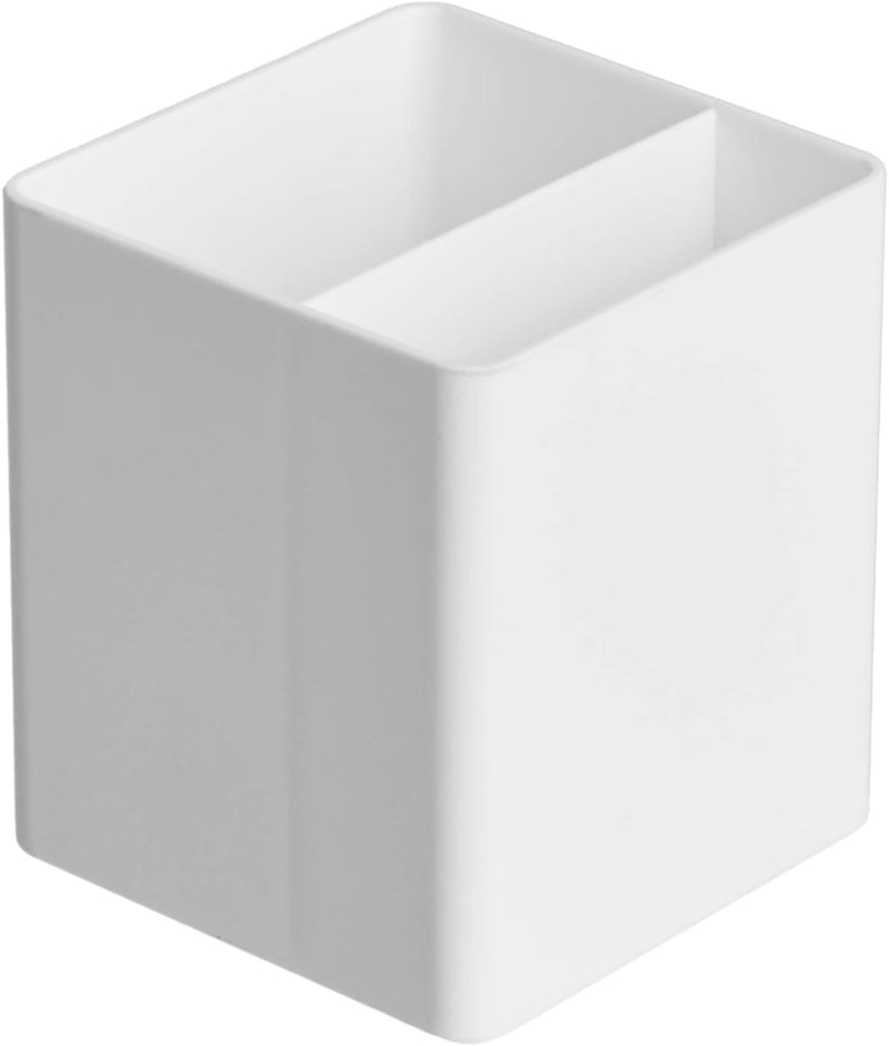 Amazon Basics Plastic Organizer - Pen Cup, White