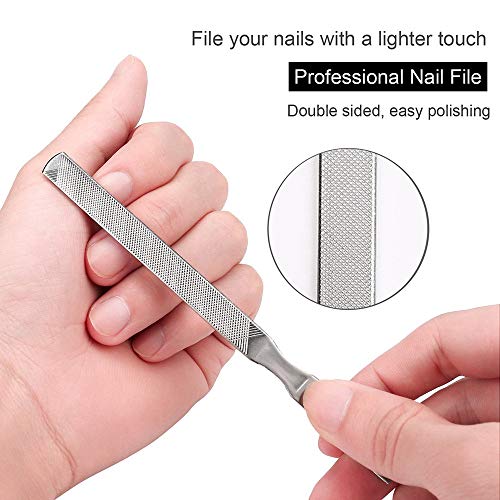 MAKINGTEC 10Pcs/Set Ingrown Toenail Tools Kit, Nail Treatment Foot Tool,Ingrown Toenail Removal Correction Clippers, Surgery Grade Nail File Lifter, Professional Pedicure Tool whit Storage Package