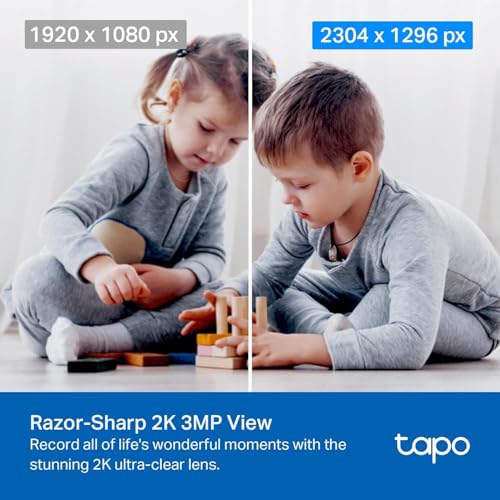 Tapo_Pan/Tilt Security Camera, 1080P, Motion Detection, 2-Way Audio, Night Vision