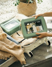 Small Cosmetic Bag for Purse Mini Makeup Bag for School Cute Clear Make Up Pouch for Travel Tiny Leather White Make Up Organizer Case for Backpack Toiletry Bag Waterproof Square Pouch with Zipper