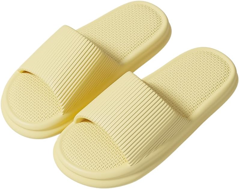 JIJIe Slippers for Men & Women, Soft Lightweight EVA Non-Slip, Perfect for Indoor, Bathroom, and Beach Use