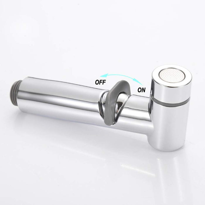Joyzzz Handheld Bidet Sprayer for Toilet, Ultra Light Bidet Toilet Sprayer Head, Stainless Steel Handheld Bidet Sprayer, Adjustable Water Pressure Control Bidet Sprayer Head for Kitchen and Toilet