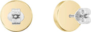 Memento Stud Earrings for Women - Stainless Steel Jewelry - Classic Collection, Icon Design - Accessory, Gift for Her - Gold Plated