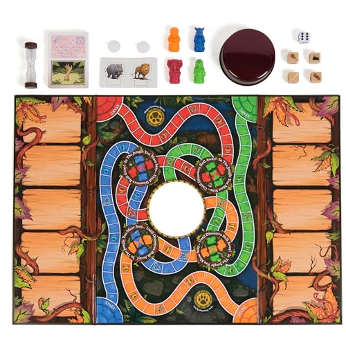 Spin Master Games Jumanji The The Classic Scary Adventure Family Board Game Based on The Action-Comedy Movie, for Kids and Adults Ages 8 & up