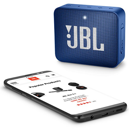 JBL GO2 - Waterproof Ultra Portable Bluetooth Speaker - Blue