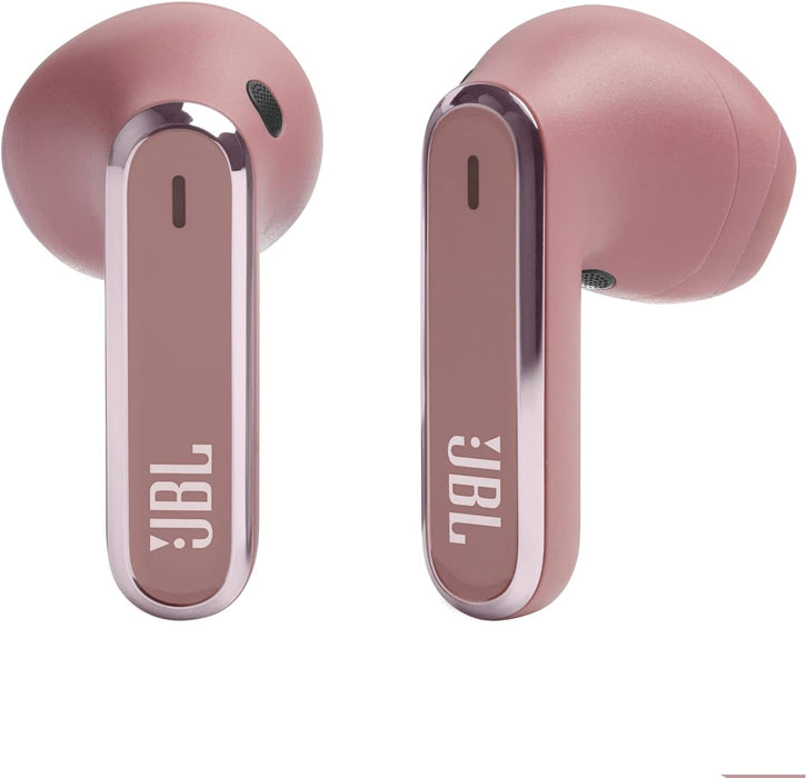 JBL Live Flex True Wireless Noise Cancelling Earbuds, Hi-Fi with Personi-Fi 2.0, 40H Battery, 6 Beam Forming Mics, Bluetooth 5.3, Touch/Voice Control, IP54 Water & Dust Resist - Blue, JBLLIVEFLEXBLU