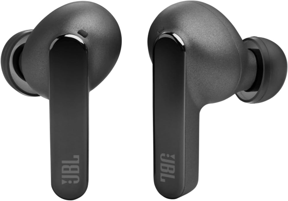 JBL Live Pro 2 True Wireless Noise Cancelling Earbuds, JBL Signature Sound, Smart Ambient, 40H Battery, 6 Microphones, Oval Tube, Multi-Point Connection, IPX5 Water Resistant - Black, JBLLIVEPRO2BLK