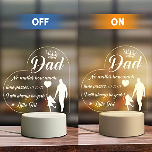 BPA® Father's Day Gifts for Dad from Daughter - Dad Birthday Gifts, Father Daughter Gifts for Thanksgiving