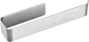 Self-Adhesive Towel Holder No Drilling Towel Rail Extra Strong Hold for Bathroom and Kitchen 40cm Silver Stainless Steel, Wall Mounted - Silver 25CM