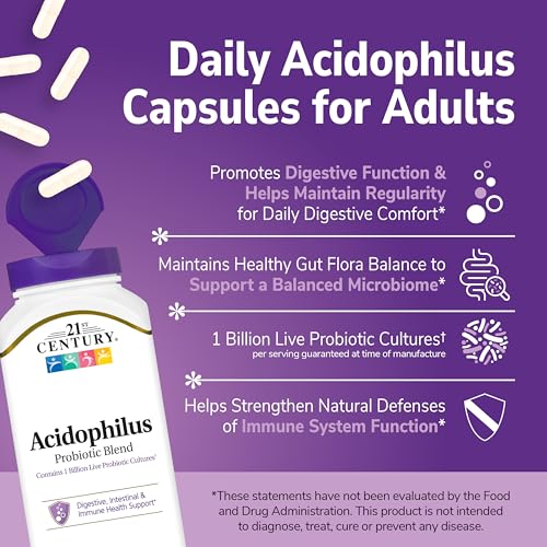 21st Century Acidophilus Probiotic Blend - 150 Capsules