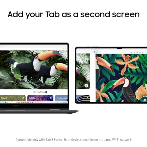SAMSUNG 15.6” Galaxy Book5 360 Copilot+ PD, AI Laptop Computer, FHD AMOLED Touchscreen, 16GB / 512GB, Dolby Atmos Quad Speakers, All-Day Battery Life, NP750QHA-KA1US, Gray