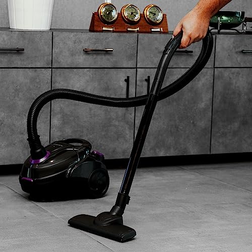 Olsenmark Vacuum Cleaner with Dust Bag1.5 Litre OMVC1782 Powerful Suction, Dust Full Indicator - Flexible Hose with Airflow on Handle - Pedal Switch and Auto-Rewinding Wire - 2200W