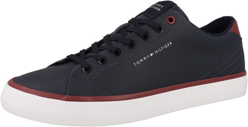 Tommy Hilfiger Men's Th Hi Vulc Core Low Leather Sneaker