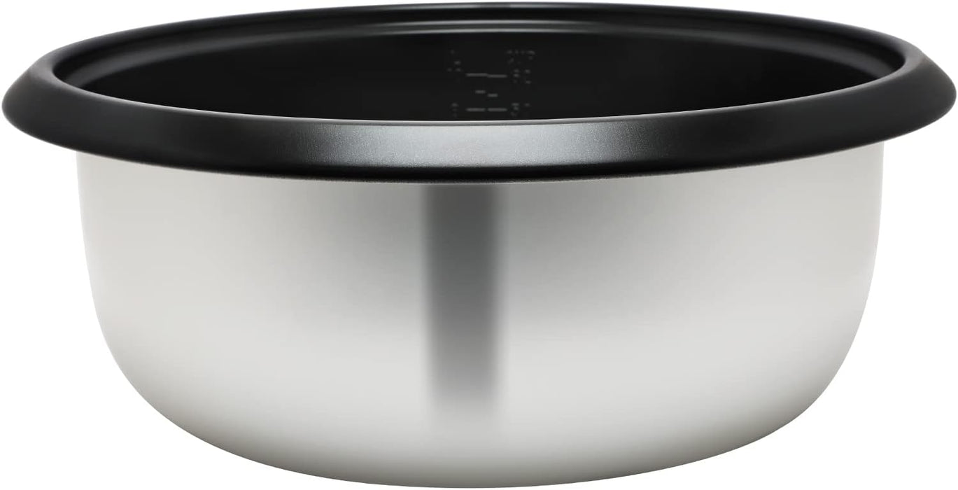 Prestige Stainless Steel Rice Cooker With Steamer 10 Ltr, 62 Cups, Non Stick Coating Inner Pot, 201 Lid 2800 Watts, 220-240V, White