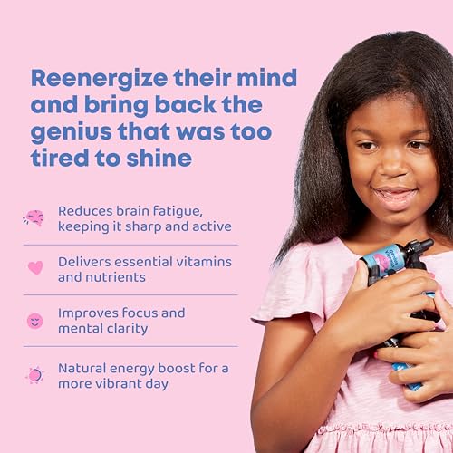 Brain Supplements for Memory and Focus - B12 for Kids May Aid in focus and Attention - Nootropics Brain Support Supplement - Brain Supplement - Memory Supplement for Brain - Brain Booster Supplement