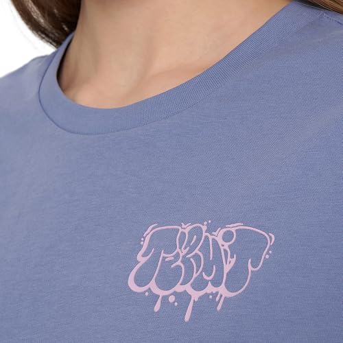 Women's T-shirt White Termit, Soft Cotton Fabric, Loose Fit, Comfortable and Stylish for Outdoor Activities and Summer Fun