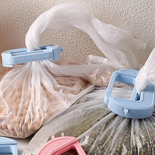 Bag Clips for Food - Reusable Bag Closers for Food,Damp-Proof Anti-Slip Sealing Clamps, Heavy-Duty Package Sealer for Pantry Organization