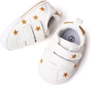 Baby Shoes Infant Sneaker Sandals for Boys Girls Leather Walking Shoes Non-Slip Sneaker Toddler First Walker Shoes Newborn Crib Shoes