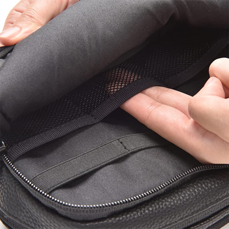 WIWU Salem Anti-Theft Travel Pouch - Black | Secure and Stylish Travel Organizer for Essentials | RFID Blocking & Water-Resistant | Ideal for Men & Women