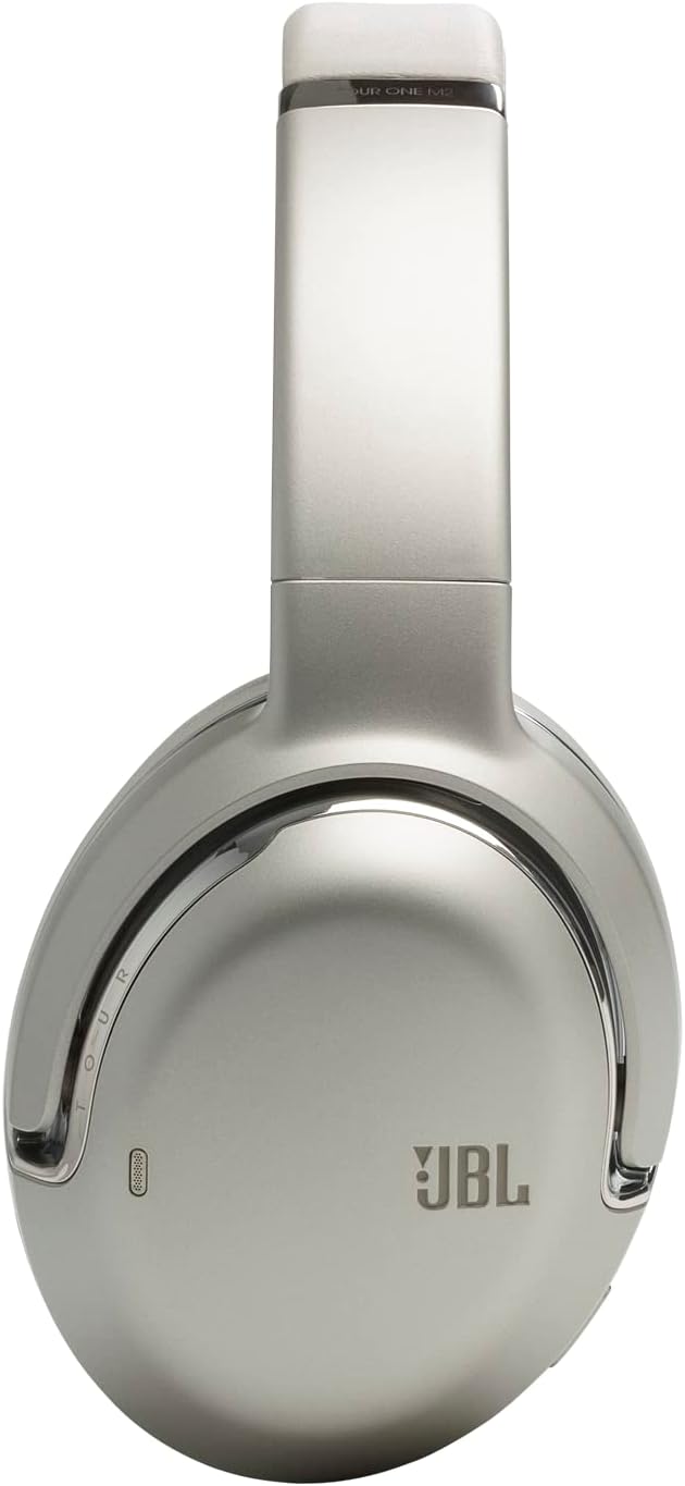 JBL Tour One M2 Wireless Over-Ear Noise Cancelling Headphones, ANC + Smart Ambient, 4-Mic, Legendary Pro Sound, Immersive Spatial Sound, Personi-Fi 2.0, Bluetooth 5.3 - Black, JBLTOURONEM2BLK