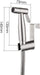 SKY-TOUCH 3 Pcs Bidet Toilet Spray Gun Set, Handheld Bidet Sprayer Shattaf with Stainless Steel Chrome Hose Toilet Water Sprayer, Silver