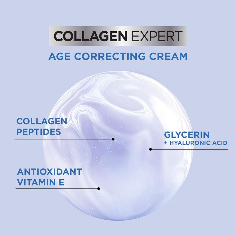LOréal Paris Collagen Expert Anti-Aging & Firming Cream with Collagen + Peptides - 50 ml