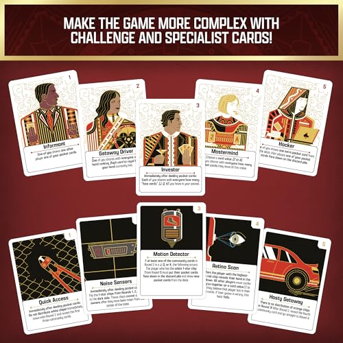 Thames & Kosmos The Gang | Co-Operative Poker | Family Game | Game Night | Strategy Game | Ages 10+