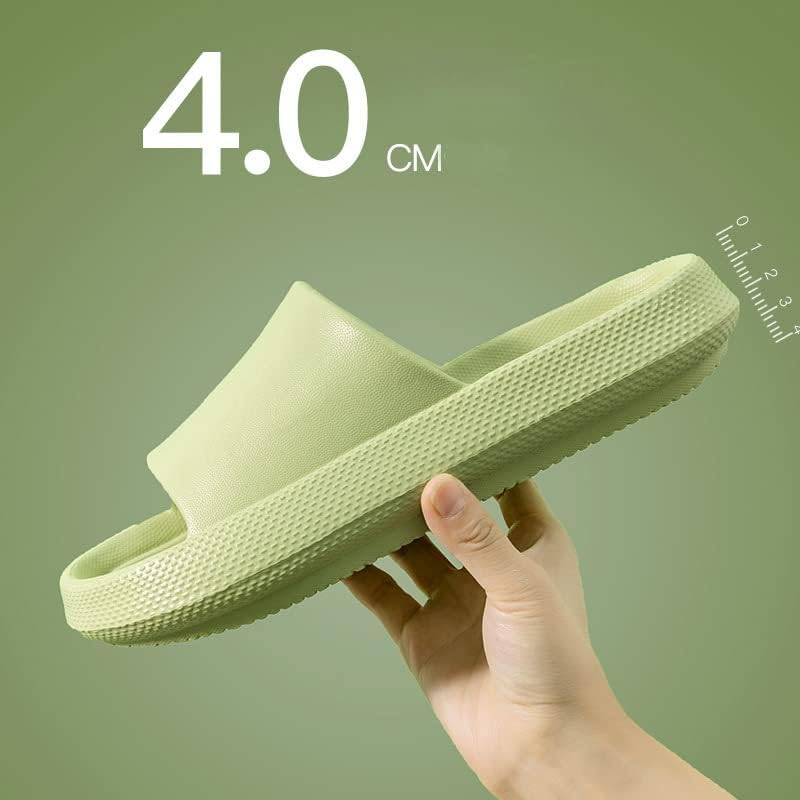 AioTio Women's Slippers Non-slip Household, Home Slippers for Men,Bath Couple Thick Sole Slippers, Summer Simple Style