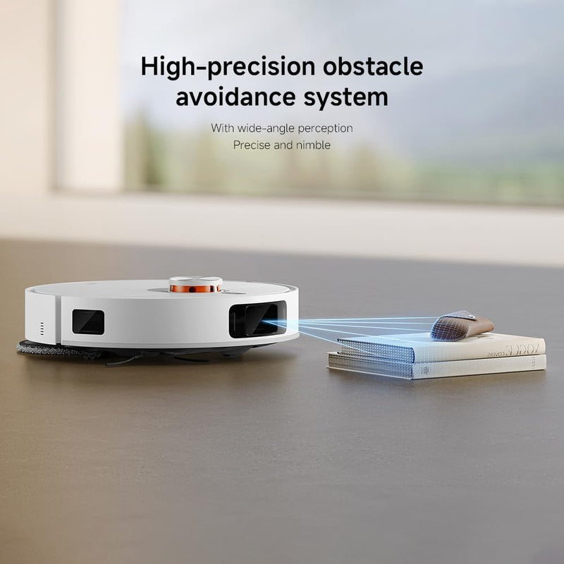 Xiaomi Robot Vacuum X20 Pro with 7000Pa Suction power, Auto Mop washing, Hot air drying, Auto dust collection, Carpet Detection, LDS, 160min Runtime, App & Voice Control, White