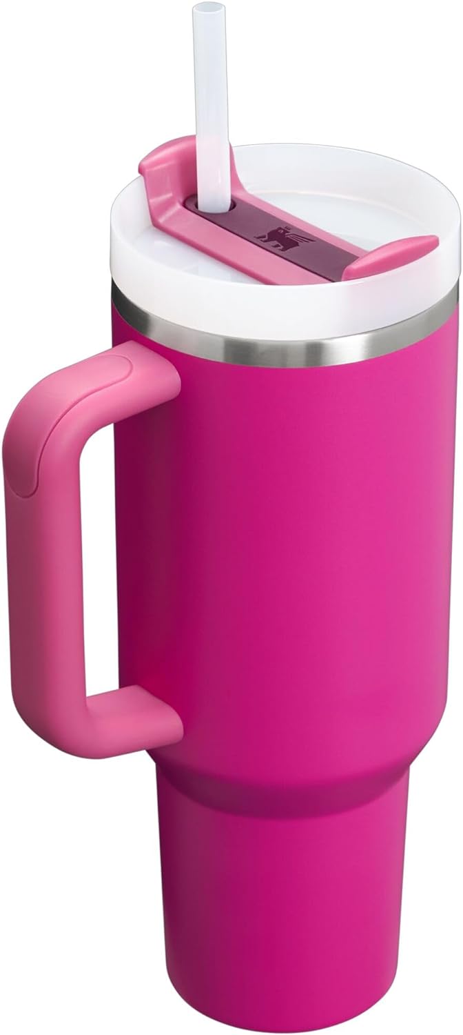 Stanley Quencher H2.0 Tumbler with Handle & Straw 40 oz | Twist On 3-Way Lid | Cupholder Compatible for Travel | Insulated Stainless Steel Cup | BPA-Free | Seafoam