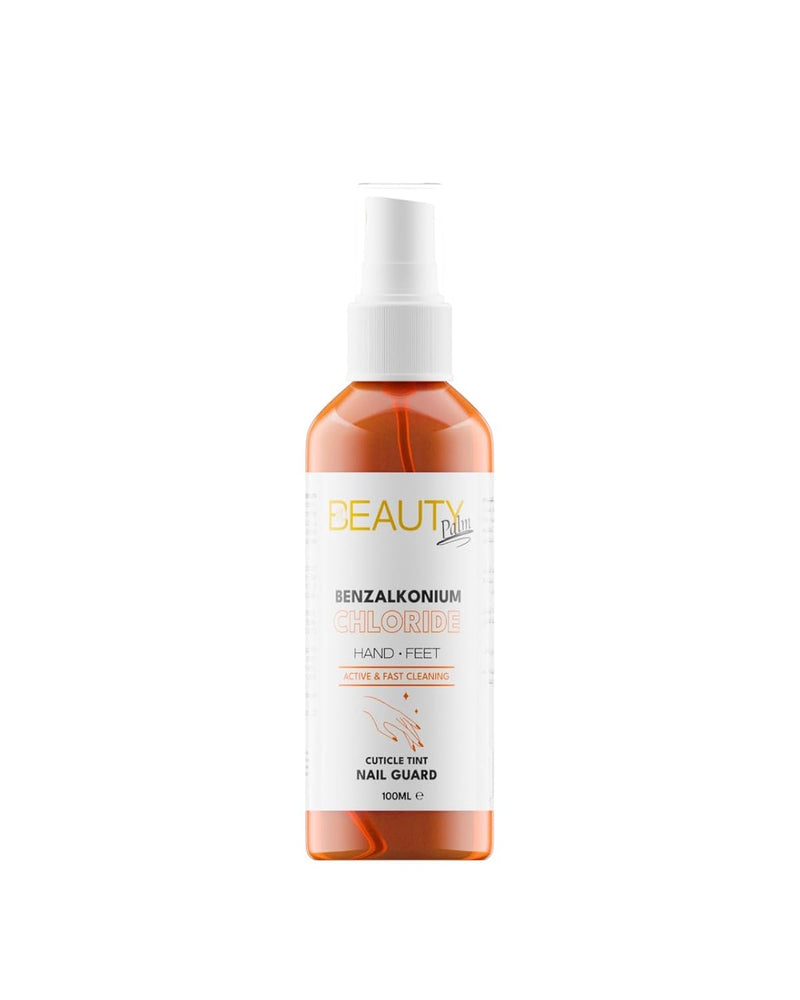 Beauty Palm Benzalkonium Chloride Cuticle Tint, Suitable for All Skin Types, Anti-bacterial, Cleanse the nails in One single Operation, Nail Sanitizer (100)