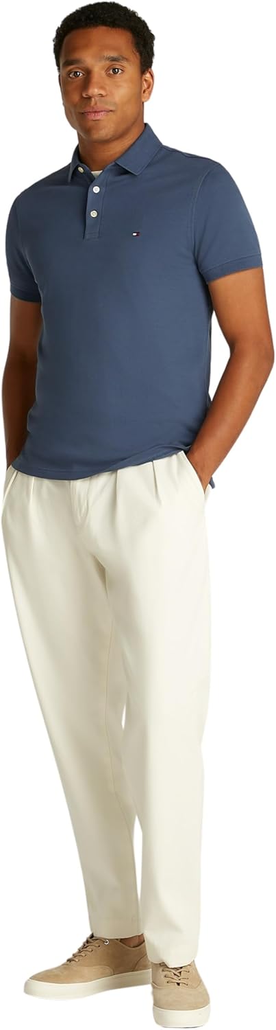 Tommy Hilfiger Mens 1985 Slim Polo Shirt (pack of 1)