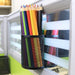 sddjqy Magnetic Pencil Holder - Locker Accessories, Magnetic Pen Holder for Refrigerator for Home School and Office, Black