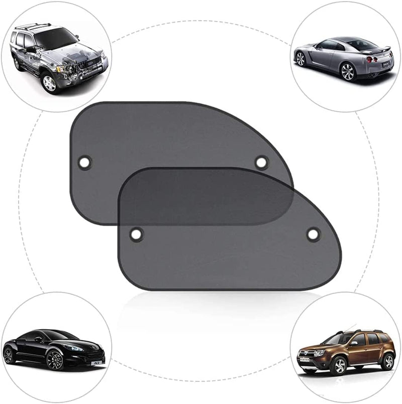 Car Window Sunshades, Side Window Sunshades, Cling Sunshade, for Car Windows, Sun, Glare, and UV Rays Protection for Your Child - Baby Side Window Car Sun Shades, 2 Pack Universal