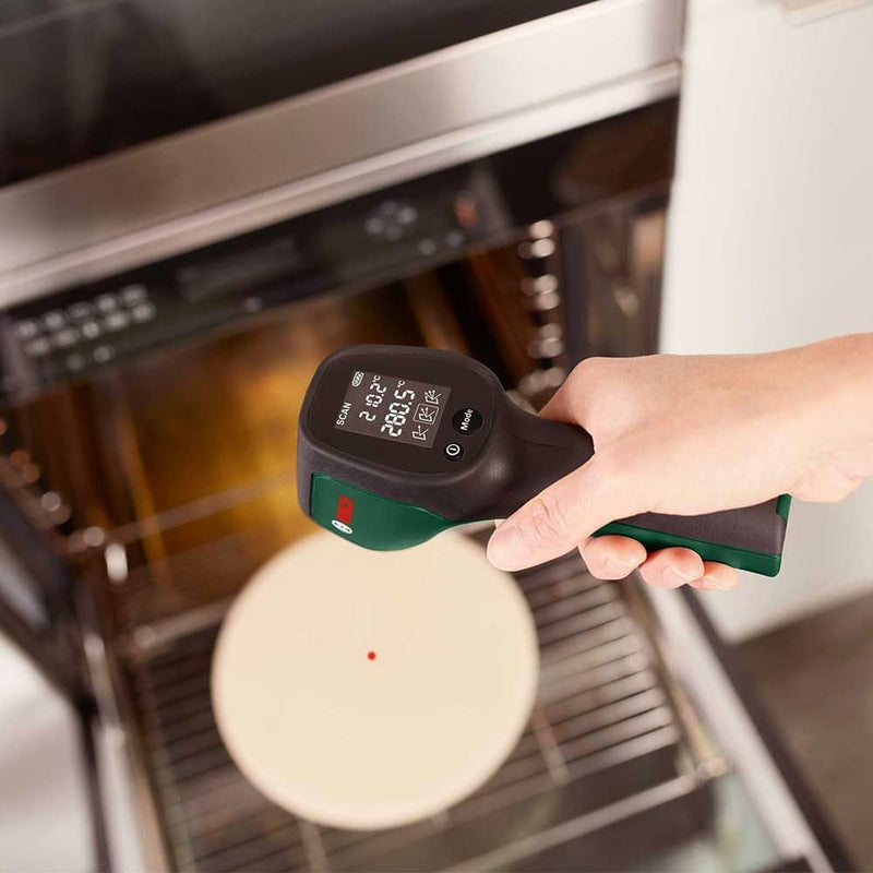 Bosch UniversalTemp Infrared Thermometer (-30C to +500C, Easy and Precise Measurement, 3 Predefined Material Groups, in Box)