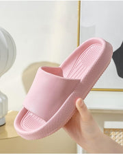 AioTio Women's Slippers Non-slip Household, Home Slippers for Men,Bath Couple Thick Sole Slippers, Summer Simple Style