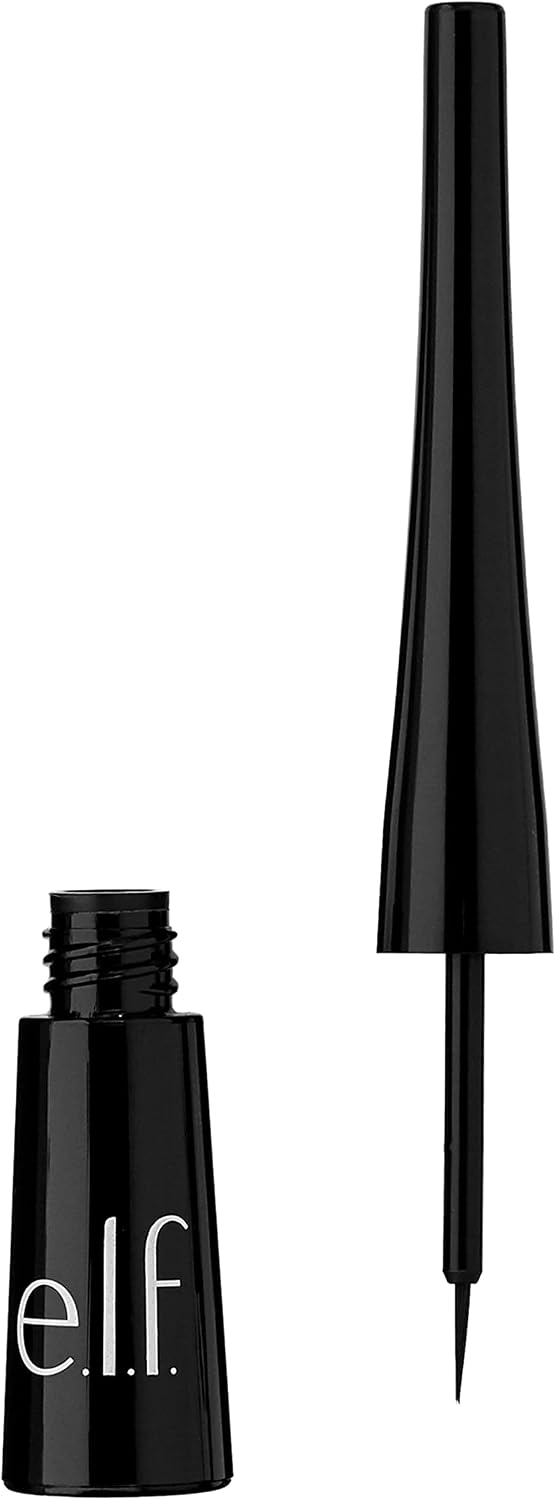 e.l.f. Expert Liquid Liner, High-Pigmented, Extra-Fine Liquid Eyeliner For Precise Definition, Long-Lasting, Vegan & Cruelty-Free, Jet Black, 0.14 oz, 2 count(Pack of 1) – image 2