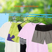 Clothesline, Windproof Non-slip Camping Clothesline, Durable Travel Clothes Line Rope, Portable Clothes Drying Line, Heavy Duty Laundry Line, Length Adjustable Clothing Line Outdoor Indoor, 16.4 Feet