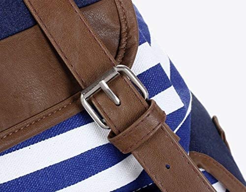 Canvas Backpack Rucksack Unisex Satchel School Bag