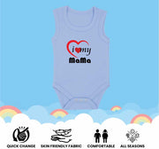 Pack of 2 Unisex Baby Romper with Mama and Papa Printed Design for Newborns,Infants, Toddlers Sleeveless Jumpsuit Snap Closure for Easy Diaper Changes Ideal for Baby Shower