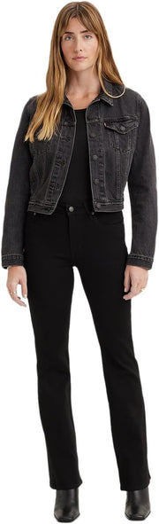 Womens 725 High Rise Bootcut Jeans Jeans - Black