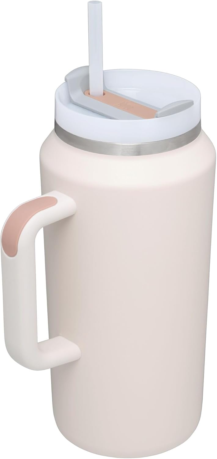 Stanley Quencher H2.0 Tumbler with Handle & Straw 40 oz | Twist On 3-Way Lid | Cupholder Compatible for Travel | Insulated Stainless Steel Cup | BPA-Free | Seafoam