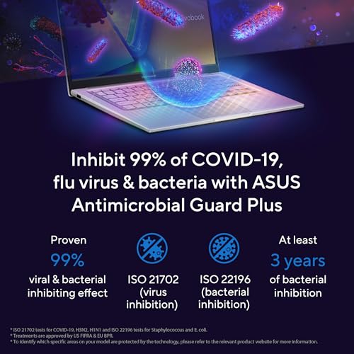 ASUS Vivobook 14 13th Gen Intel Core i5-1334U/8GB RAM Upto 4.6GHz/512GB SSD/Intel UHD Graphics/14 Inch FHD(1920x1080)/HD Camera/Windows 11 Home/English - Arabic keyboard - X1404VA-NK884W