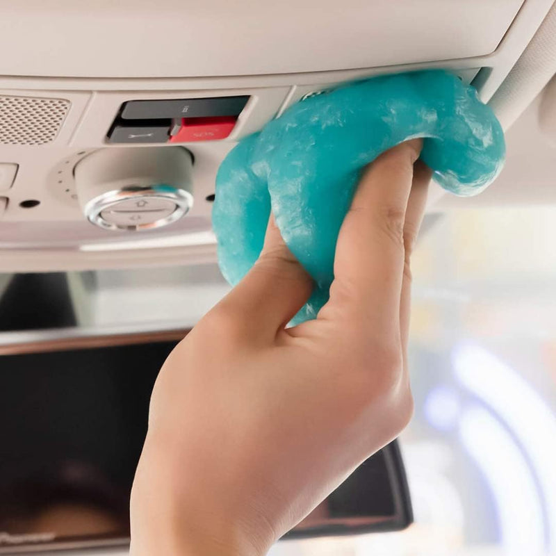 Sulfar Multipurpose Cleaning Gel for Car Interior, Keyboard, Laptop & Gadgets Reusable Dust Remover Putty for AC Vent, Dashboard & Electronics (Pack of 1-100gm)