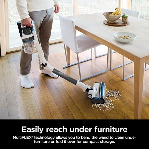 Shark PowerPro Flex Reveal Plus Cordless Vacuum, FloorDetect & Dirt-Reveal Technology, HEPA Filter, for Carpets & Hard Floors, Up to 50-Minute Runtime, Powerful Pet Hair Pickup, Java, IZ382H